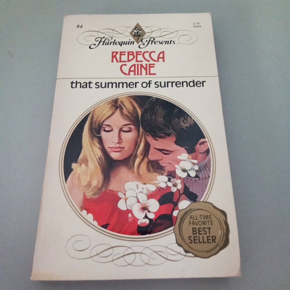 Harlequin Presents That Summer of Surrender Rebecca Caine 1975 Vintage Romance